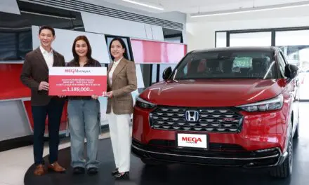 เมกาบางนา มอบรางวัลใหญ่ให้ผู้โชคดีจากแคมเปญ “MEGA MID-YEAR SALE”  รถยนต์ NEW HONDA HR-V E:HEV RS มูลค่า 1,189,000 บาท
