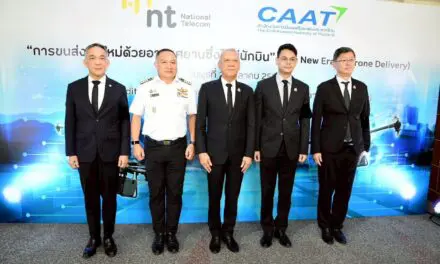  NT จับมือ CAAT พลิกโฉม การขนส่งทางอากาศยุคใหม่ด้วยอากาศยานซึ่งไม่มีนักบินหรือโดรน  พร้อมระบบบริหารจัดการจราจรทางอากาศอย่างปลอดภัยด้วย แพลตฟอร์มดิจิทัล