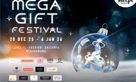 เมกาบางนาเชิญสัมผัสประสบการณ์เทศกาลของขวัญสุดพิเศษ  ที่งาน “MEGA GIFT FESTIVAL” รวมของขวัญตอบโจทย์ทุกไลฟ์สไตล์  วันที่ 20 ธ.ค. 68 – 6 ม.ค. 69 ณ ศูนย์การค้าเมกาบางนา