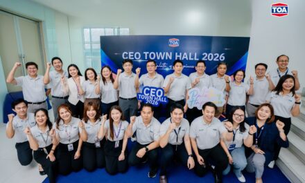 TOA เปิดศักราชปี 69 ประกาศวิชั่นใหม่ ‘แต่งเติมความสุขของการอยู่อาศัยให้ทุกคน’  ชูกลยุทธ์ 5 เสาหลัก – ผสาน AI พัฒนาคน ทรานส์ฟอร์มองค์กร – เดินหน้าพันธกิจรักษ์โลก Net Zero  สู่การเป็นผู้นำ Total Solutions อย่างยั่งยืน