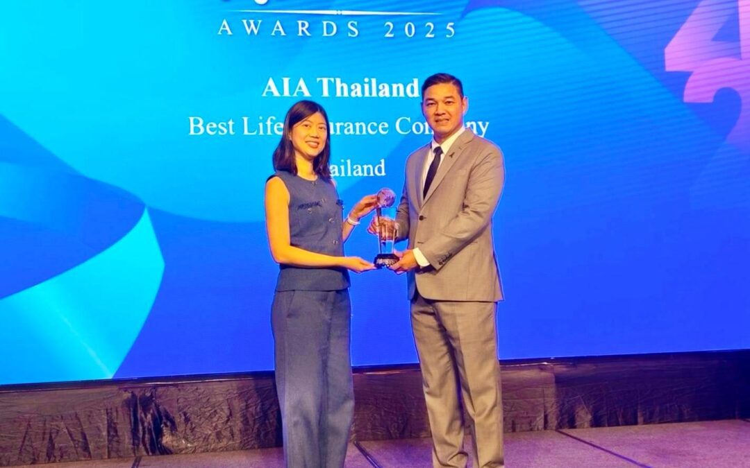 เอไอเอผงาดคว้ารางวัลประกันชีวิตยอดเยี่ยมแห่งปี 2025 จากเวที International Finance Awards สะท้อนความเชื่อมั่นของคนไทยทั่วประเทศ ติดต่อกันเป็นปีที่ 9