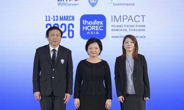 พาณิชย์ กรมส่งเสริมการค้าระหว่างประเทศ ผนึกกำลังหอการค้าไทย และ โคโลญเมสเซ่ เยอรมนี จัดงานแสดงสินค้า THAIFEX – HOREC ASIA 2026 ประกาศไทยเป็นศูนย์กลางการค้า HoReCa แห่งเอเชีย