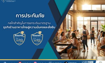 การประกันภัย : กลไกสำคัญในการยกระดับมาตรฐานธุรกิจร้านอาหารไทยสู่ความมั่นคงและยั่งยืน