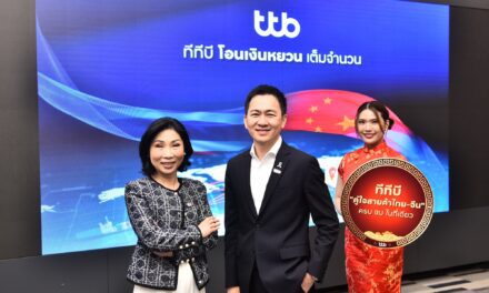 ทีทีบี เปิดตัวโซลูชันโอนเงินหยวน “เต็มจำนวน” ตอบโจทย์คู่ค้าไทย-จีน บริหารต้นทุน ครบ จบ ในที่เดียว