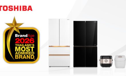 โตชิบาคว้า Thailand’s Most Admired Brand 2026  ตู้เย็นครองแชมป์ 17 ปีซ้อน พร้อมหม้อหุงข้าวติดโผ