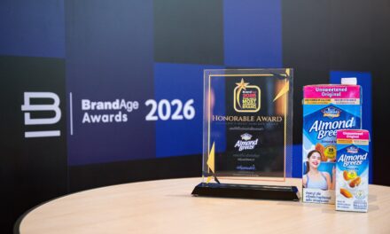 “บลูไดมอนด์ อัลมอนด์ บรีซ” คว้าอันดับ 1 Thailand’s Most Admired Brand 2026 ต่อเนื่องปีที่ 4 ตอกย้ำความเป็นผู้นำตลาดนมอัลมอนด์ในไทย