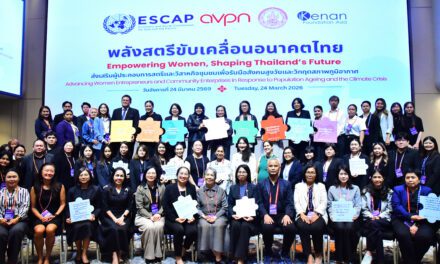 พม. ร่วมกับมูลนิธิคีนันเอเชีย UNESCAP และภาคีเครือข่าย  เดินหน้าผลักดัน การลงทุนในเศรษฐกิจฐานรากที่นำโดยสตรี  เสริมความเข้มแข็งประเทศ รับมือสังคมสูงวัยและวิกฤติสภาพภูมิอากาศ