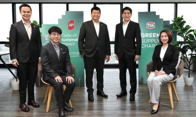 AP x TOA สองผู้นำพันธมิตรอสังหาฯ ประกาศความร่วมมือ Green Supply Chain  ยกระดับมาตรฐานการก่อสร้าง ส่งมอบ Living Quality เพื่อคุณภาพชีวิตที่ดีอย่างยั่งยืน