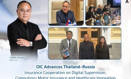 คปภ. เดินหน้าขยายความร่วมมือด้านประกันภัยไทย – รัสเซีย แลกเปลี่ยนแนวทางกำกับยุคดิจิทัล ยกระดับประกันรถภาคบังคับ พร้อมเชื่อมโยงนวัตกรรมสุขภาพ